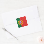 Sticker onder Portugese vlag (Envelop)