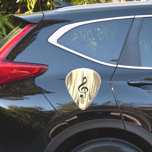 Sticker Onglet de guitare de notes musicales personnalisée (Coté voiture)