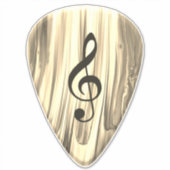 Sticker Onglet de guitare de notes musicales personnalisée (Devant)