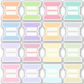 Sticker Onglets de journal réécrivables vierges pliables (Devant)