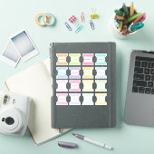 Sticker Onglets de journal réécrivables vierges pliables (Couverture iPad)