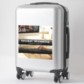 Sticker Online Steamer société véhicule de publicité entre (Sur valise)