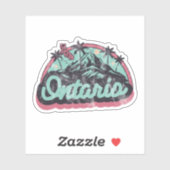 Sticker Ontario, Californie (Feuille)