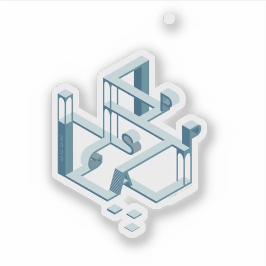 Sticker - Ontwerp 1 (Voorkant)