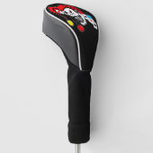 sticker ontwerp golfafdekking golfheadcover (Schuin)