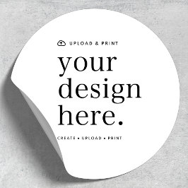 Sticker Ontwerp uploaden 1.5" Rond