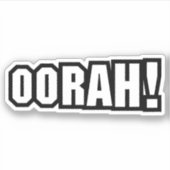 STICKER OORAH ! (Devant)