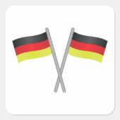 Sticker op het Duitse Vlaggenplein (Voorkant)