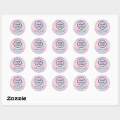 Sticker opal violet brillant (Feuille)