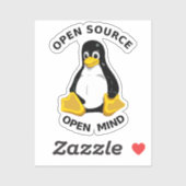 Sticker Open Source Open Mind (Feuille)