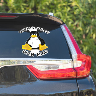 Sticker Open Source Open Mind