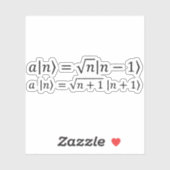 Sticker Opérateurs De Création Et D'Annihilation (Feuille)