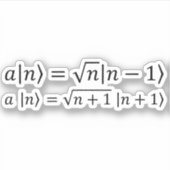 Sticker Opérateurs De Création Et D'Annihilation (Devant)