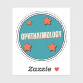 Sticker Ophtalmologie (Feuille)