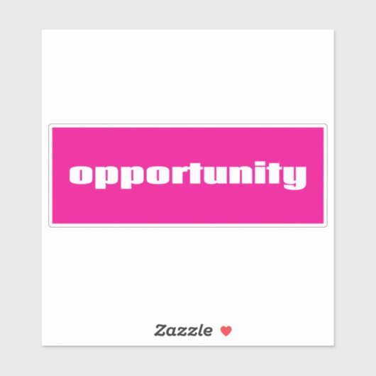 Sticker Opportunité (Feuille)