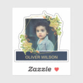 STICKER OR CACTUS SUCCULENT FOLIAGE WREATH PHOTO OVERLAY (Feuille)