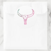 Sticker or en cuivre à crâne (Sac)