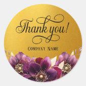 Sticker Or Privilège Élégant pour l'entreprise (Devant)