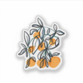 Sticker Orange acidulé (Devant)