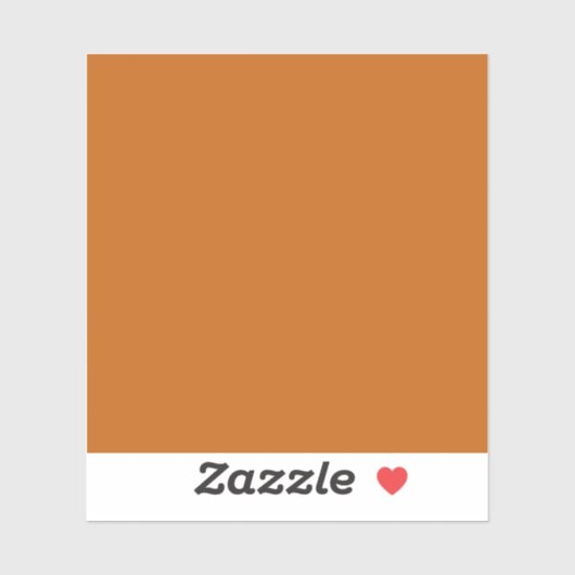 Sticker Orange alliage (couleur unie) (Feuille)