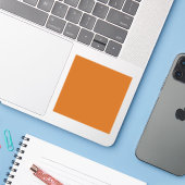 Sticker Orange alliage (couleur unie) (Ordinateur portable avec iPhone)