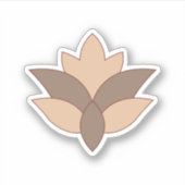 Sticker Orange rougeâtre (Devant)