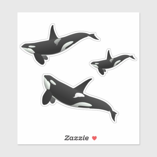 Sticker Orca (Feuille)