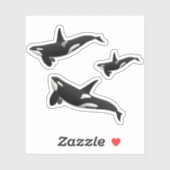 Sticker Orca (Feuille)