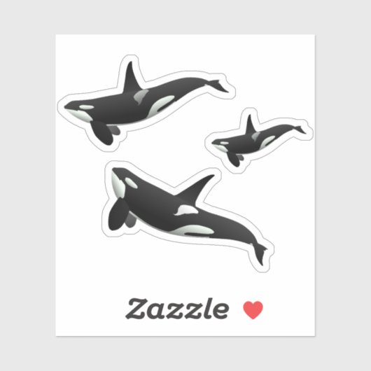 Sticker Orca (Feuille)