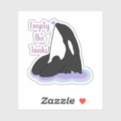 Sticker Orca (Feuille)