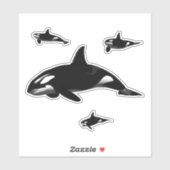 Sticker Orca (Feuille)