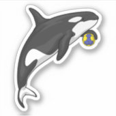 Sticker Orca Handball player Handball (Devant)