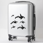 Sticker Orca Killer Whale Set (Sur valise)