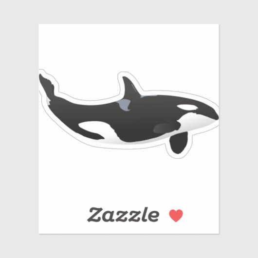 Sticker Orca Whale (Feuille)