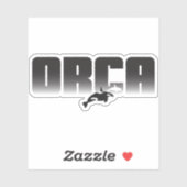 Sticker Orca Whale (Feuille)