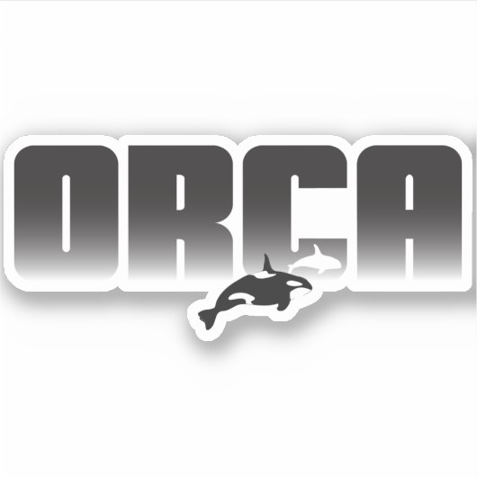 Sticker Orca Whale (Devant)