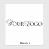 Sticker Ordinateur portable à logo long et mince (Feuille)