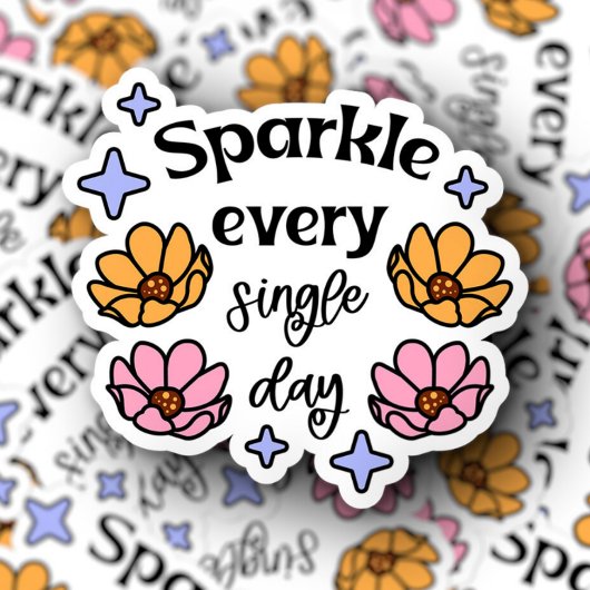 Sticker Ordinateur portable d'affirmation de devis | Stick