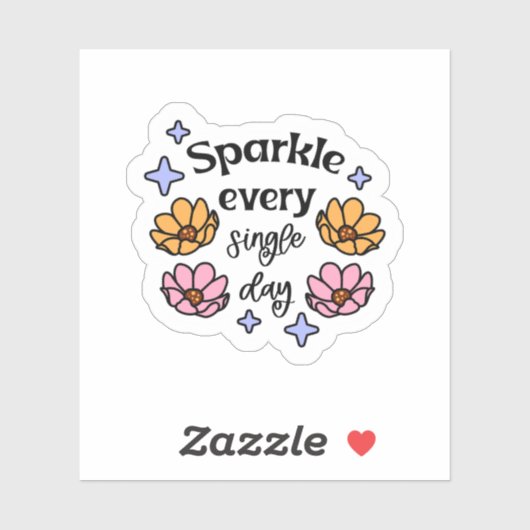 Sticker Ordinateur portable d'affirmation de devis | Stick (Feuille)