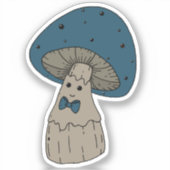 Sticker Ordinateur portable Dapper Mushroom Man (Recto)