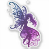 Sticker Ordinateur portable Fairy Fairy foncé Cutout Vinyl (Devant)