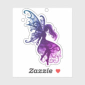 Sticker Ordinateur portable Fairy Fairy foncé Cutout Vinyl (Feuille)