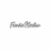 Sticker Ordinateur portable manuscrit stylé (Devant)
