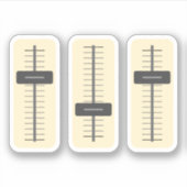 Sticker Ordinateur portable Music Fader (Devant)