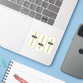 Sticker Ordinateur portable Music Fader (Ordinateur portable avec iPhone)