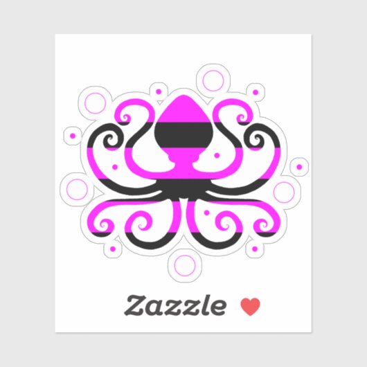 Sticker Ordinateur Portable Pink Strius (Feuille)