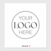 Sticker Ordinateur portable professionnel Business Logo (Feuille)
