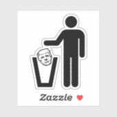 Sticker ordures (Feuille)