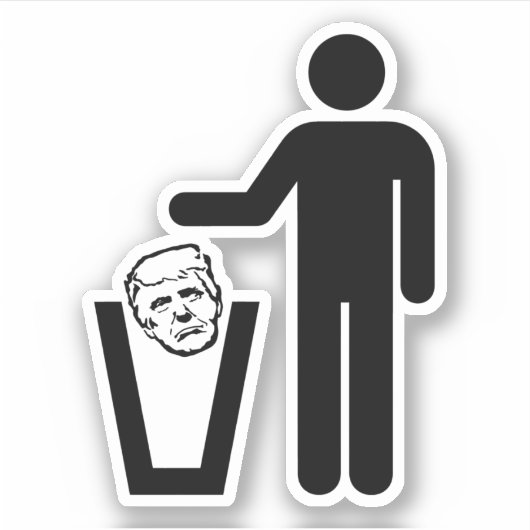 Sticker ordures (Devant)