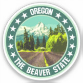 Sticker Oregon (Recto)